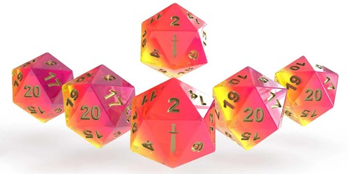 2!GQSKGDOID20 Dungeons Of Infinity Board Game: Deep Dungeon Dice Set published by Sky Kingdom Games
