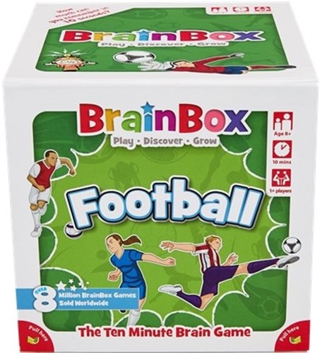 GRE124409 BrainBox Game: Football (Refresh 2022) published by Green Board Games