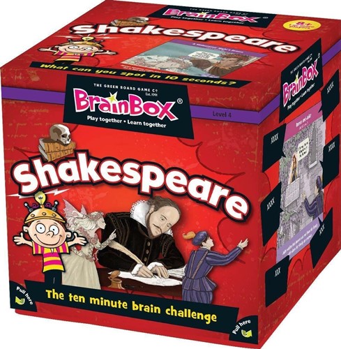 GRE90042 Brainbox Game: Shakespeare (71 Cards) published by Green Board Games