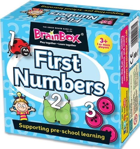 GRE90071 Brainbox Game: First Numbers Pre School published by Green Board Games