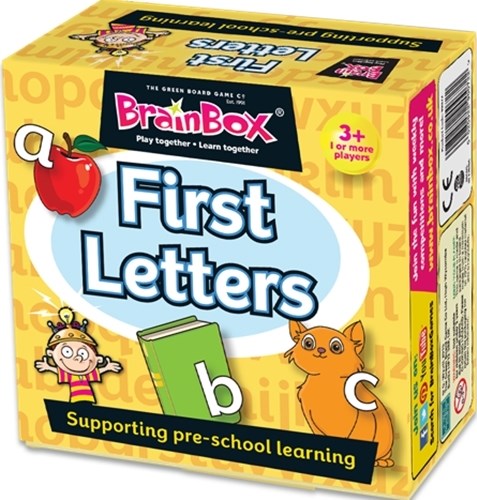 GRE90072 Brainbox Game: First Letters Pre School published by Green Board Games