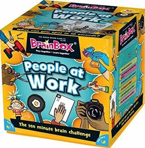 GRE91023 Brainbox Game: People At Work (55 Cards) published by Green Board Games