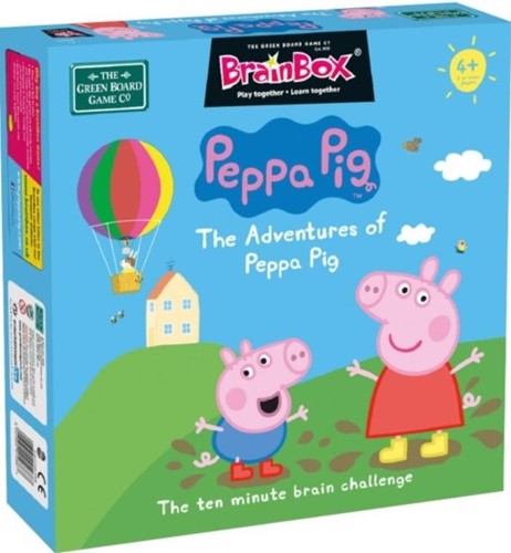 GRE91038 BrainBox Game: Adventures Of Peppa Pig published by Green Board Games