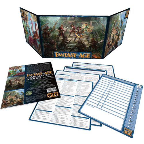 1!GRR6102 Fantasy Age RPG: 2nd Edition Game Masters Tool Kit published by Green Ronin Publishing