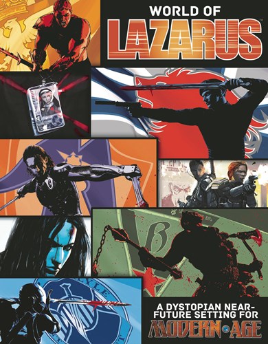 GRR6302 Modern Age RPG: The World Of Lazarus published by Green Ronin Publishing