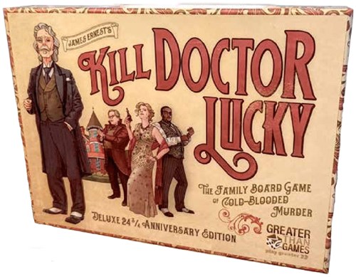 GTGKDRLCORE Kill Doctor Lucky Board Game: 24 And 3/4th Anniversary Edition published by Greater Than Games