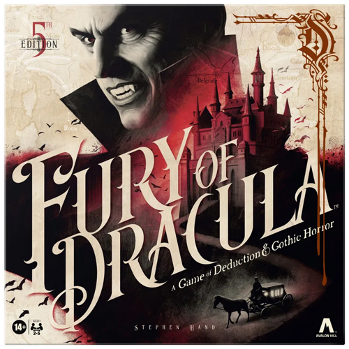 2!HASG3331UU0 Fury Of Dracula Board Game: 5th Edition published by Avalon Hill