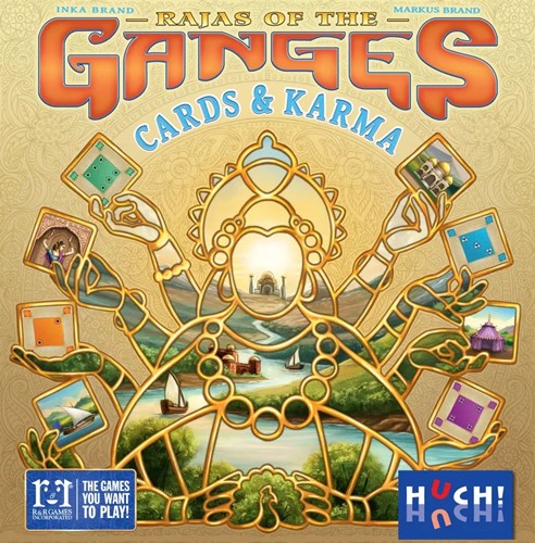 HUT883568 Rajas Of The Ganges Card Game: Cards And Karma published by Huch and Friends