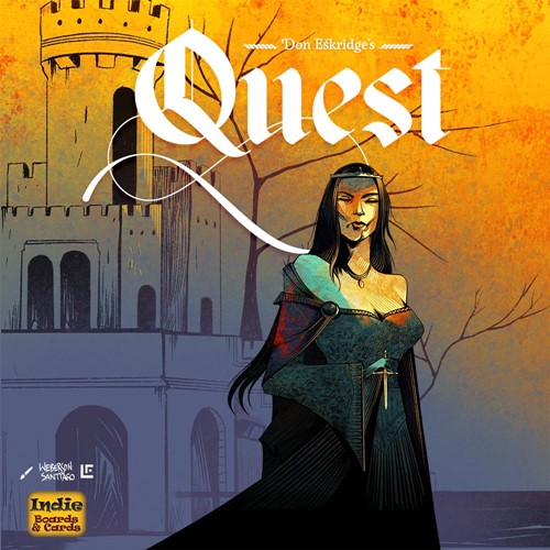 IBCQUE1 Quest Card Game published by Indie Boards and Cards