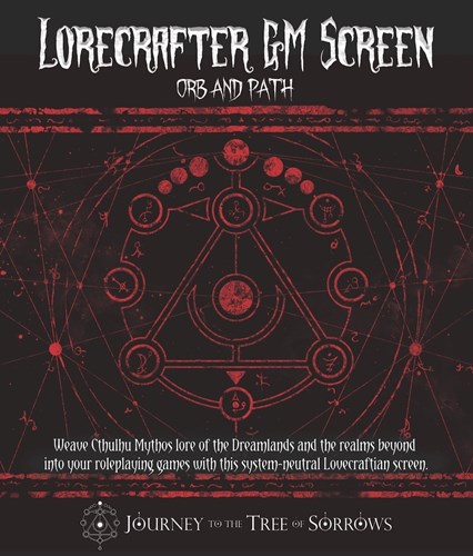 2!IBRPGS02 Orb And Path Lorecrafter GM Screen published by Infinite Black