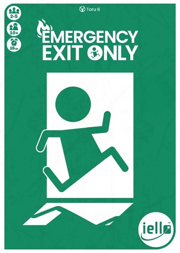 2!IEL70394 Emergency Exit Only Card Game published by Iello