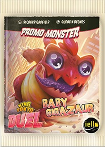 3!IEL70431 King of Tokyo Board Game: Duel: Baby Gigazaur Booster published by Iello