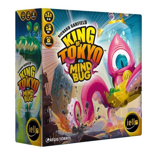 3!IEL70481 King Of Tokyo x Mindbug Board Game published by Iello