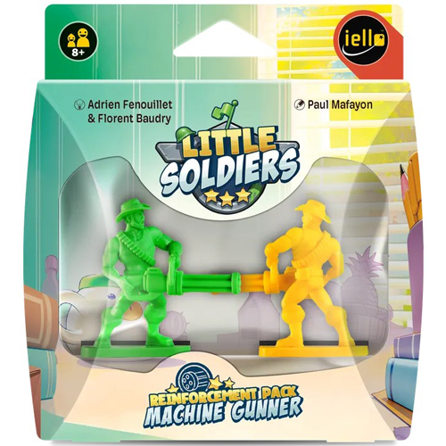 IEL70727 Little Soldiers Card Game: Machine Gunner Expansion published by Iello