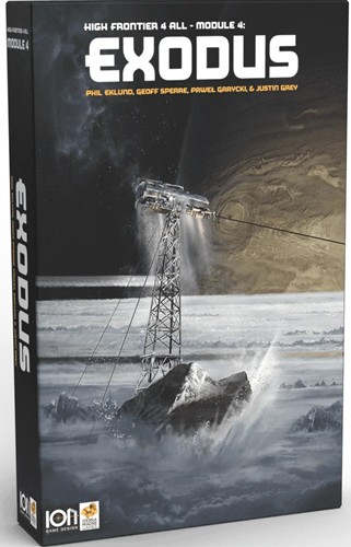 3!IONSMG2844 High Frontier 4 All Board Game: Exodus Expansion published by Ion Game Design
