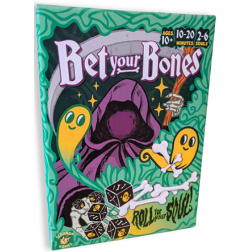 2!JHBET Bet Your Bones Board Game published by Joking Hazard