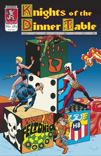 2!KEN285 Knights Of The Dinner Table Issue 285 published by Kenzer & Company