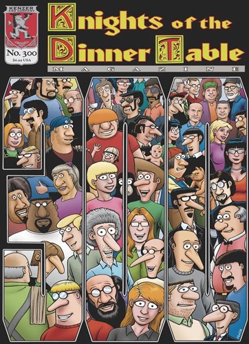2!KEN300 Knights Of The Dinner Table Issue 300 published by Kenzer & Company