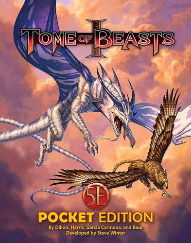 2!KOB9573 Dungeons And Dragons RPG: Tome Of Beasts 1: 2023 Pocket Edition published by Kobold Press