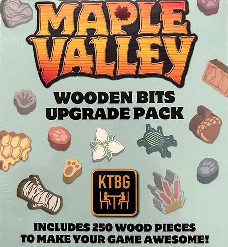 KTG9003 Maple Valley Board Game: Wooden Bits published by Kids Table Board Gaming