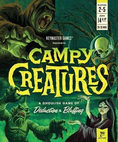 KYM0202 Campy Creatures Card Game: 2nd Edition published by Keymaster Games