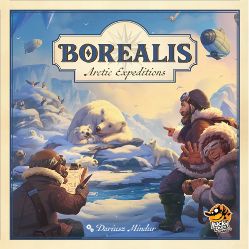 1!LKYBAER01EN Borealis: Arctic Expeditions Board Game published by Lucky Duck Games