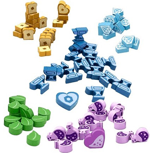 Flamecraft Board Game: Wooden Resources