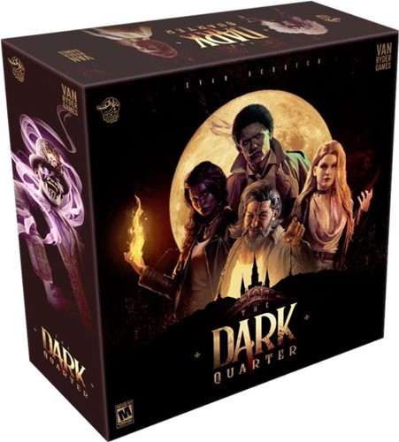 2!LKYTDQR01EN The Dark Quarter Board Game published by Lucky Duck Games