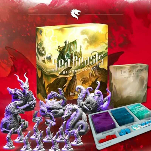 2!LL004 Sea Beasts: A Bloody Voyage Board Game Heroic Edition published by Little Lantern