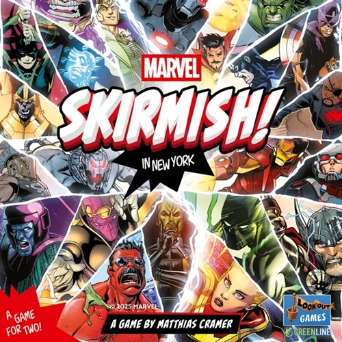2!LOG0154 Marvel Skirmish In New York Card Game published by Lookout Spiele