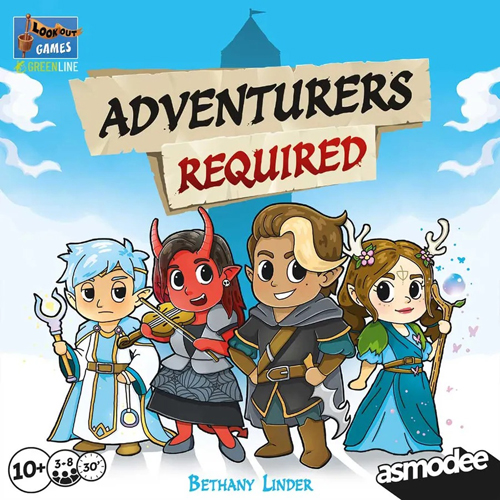 2!LOG0197 Adventurers Required Card Game published by Lookout Spiele
