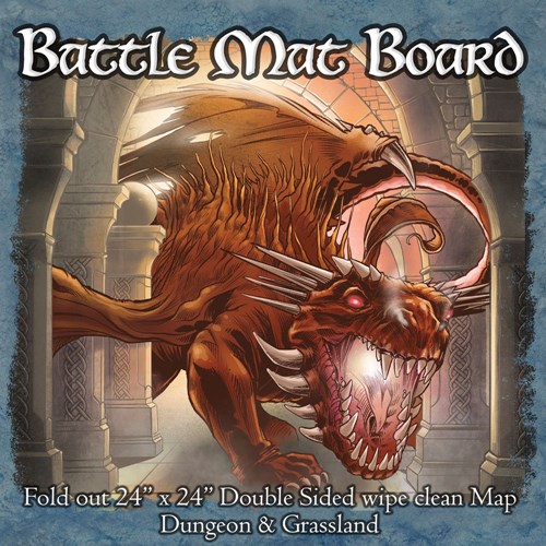 LOKEBM015 Battle Mat Board: Dungeon And Grassland published by Loke Battle Mats