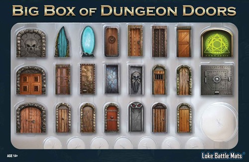 2!LOKEBM038 Big Box Of Dungeon Doors published by Loke Battle Mats
