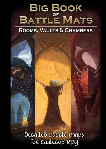 LOKEBM042 Big Book Of Battle Mats: Rooms, Vaults And Chambers published by Loke Battle Mats