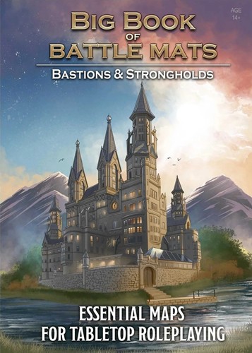 2!LOKEBM069 Big Book Of Battle Mats: Bastions And Strongholds published by Loke Battle Mats