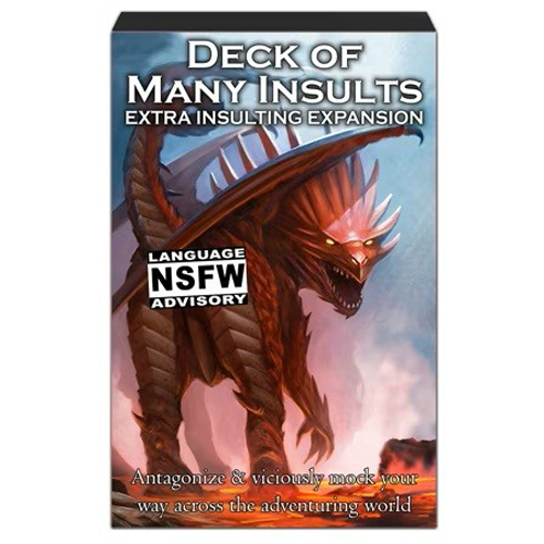 LOKEBM077 Loke's Deck Of Many Insults: Extra Insulting Expansion published by Loke Battlemats