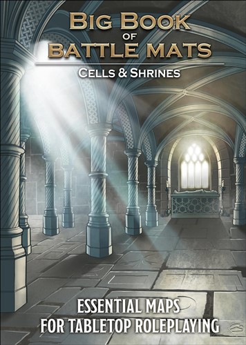 2!LOKLBM055 Big Book Of Battle Mats: Cells And Shrines published by Loke Battle Mats