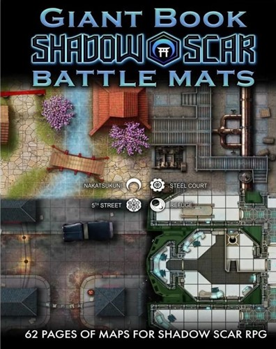 2!LOKLBM061 Giant Book Of Battle Mats: Shadow Scar published by Loke Battle Mats