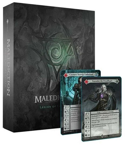 3!LOO004FBMLESL1 Malediction Card Game: Legion of the Fallen Faction Box published by Looney Labs