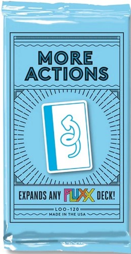 LOO120 Fluxx Card Game: More Actions Expansion published by Looney Labs