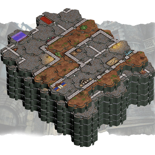 LORPKBCBCBX Lorescape Terrain Tiles: Castles Buildings Pack published by Lorefoundry