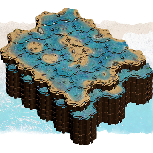 LORPKBONTKX Lorescape Terrain Tiles: Oceanic Pack published by Lorefoundry