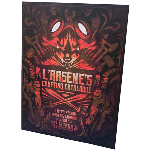 2!LTPHG1LRSNECRAFT Helianas Guide To Monster Hunting L'Arsene's Crafting Catalogue published by Loot Tavern Publishing LLC