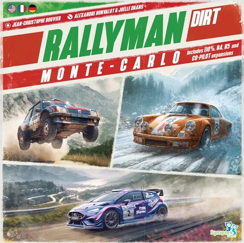 3!LUMHGGRAD02 Rallyman Board Game: Dirt Monte Carlo Expansion published by Ankama
