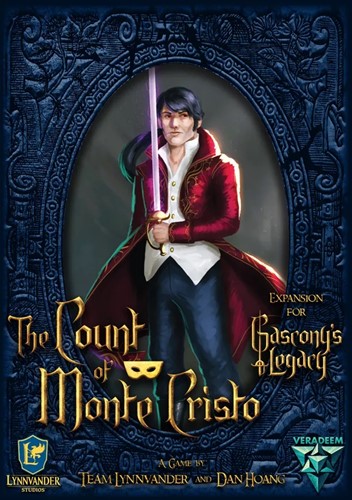 2!LYNGASC02 Gascony's Legacy Board Game: Count Of Monte Cristo Expansion published by Lynnvander Studios