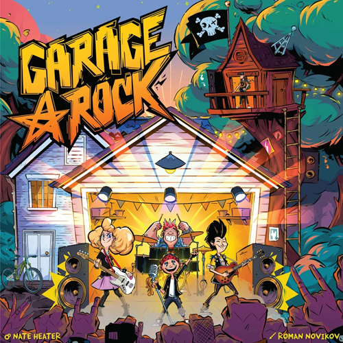 MARIPOSA321 Garage Rock Board Game published by Mariposa Games