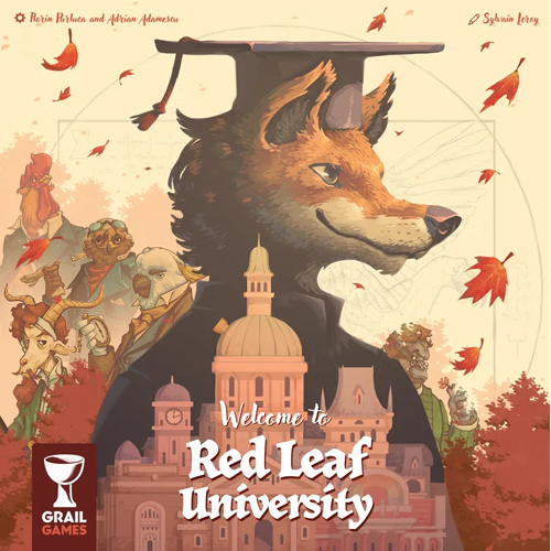 2!MATGRLFAC001704 Red Leaf University Board Game published by Grail Games