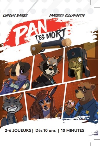 2!MATMCG002056 Pan T'es Mort Board Game published by Matagot SARL