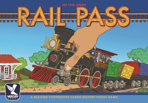 MCY1903 Rail Pass Board Game published by Mercury Games