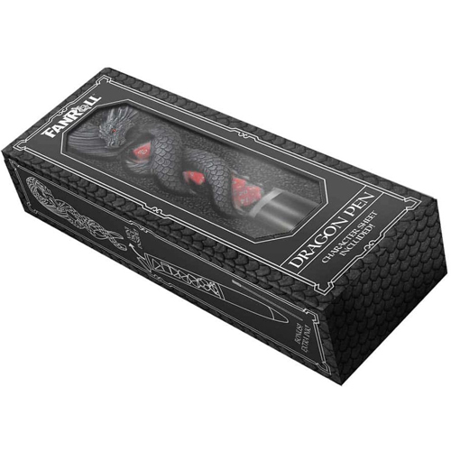 2!MET10936 Fanroll Dragon Dice Pen With Mini Dice Set And Character Sheet published by Metallic Dice Games